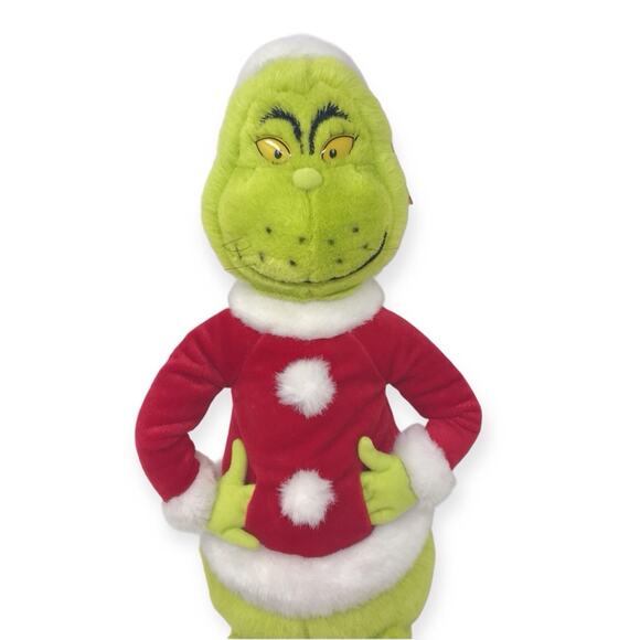 Hallmark NWT Dr. Seuss Grinch Who Stole Christmas 1999 Santa Plush Le Grincheux - Picture 8 of 9